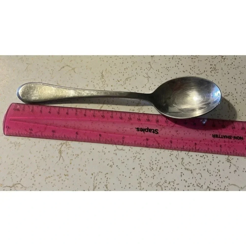 ICARUS Oneida Stainless‎ Steel Flatware Serving Spoon Round Bottom Heavy